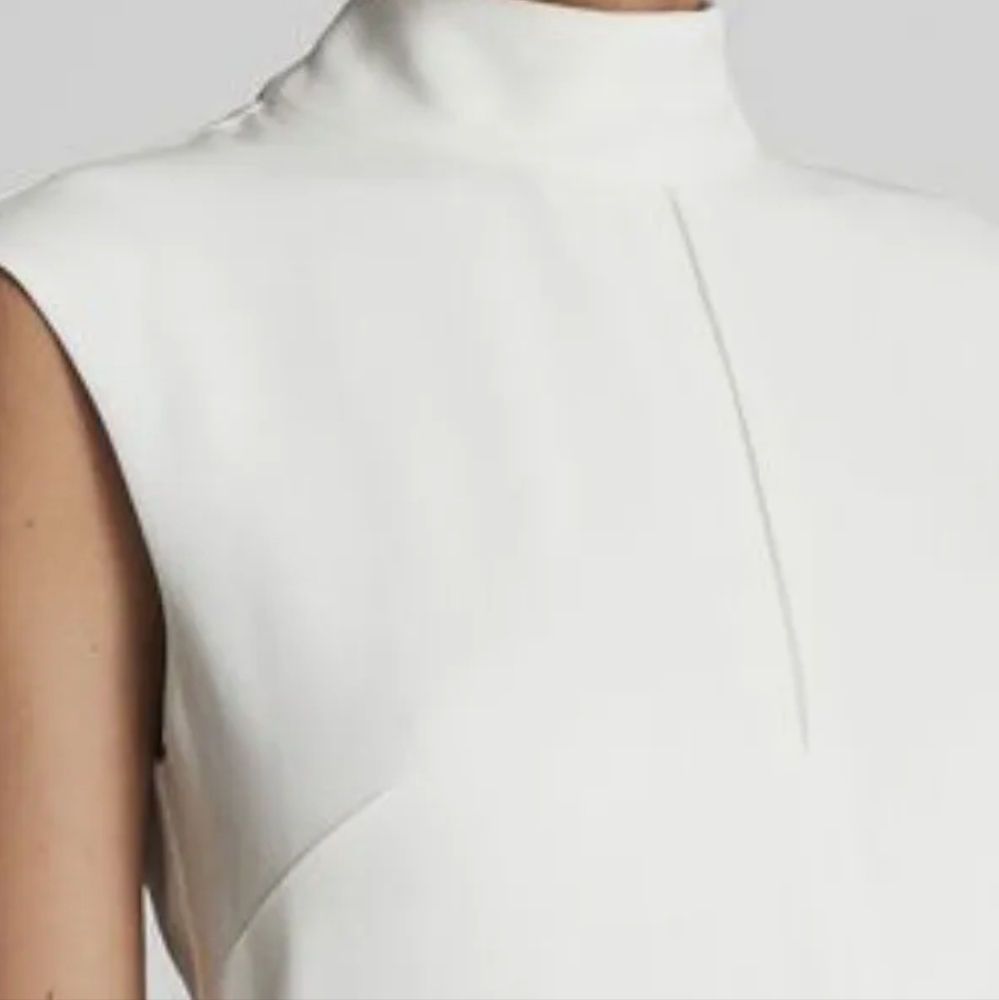 Reiss White Sleeveless Tie-Back Maxi Dress - Picture 4 of 6